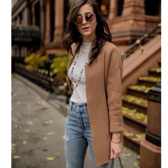 madewell sweater coat